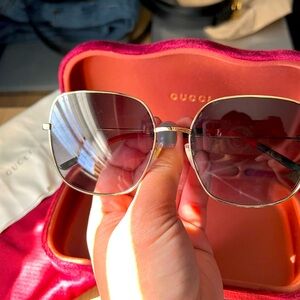 Gucci GG Metal Butterfly Sunglasses